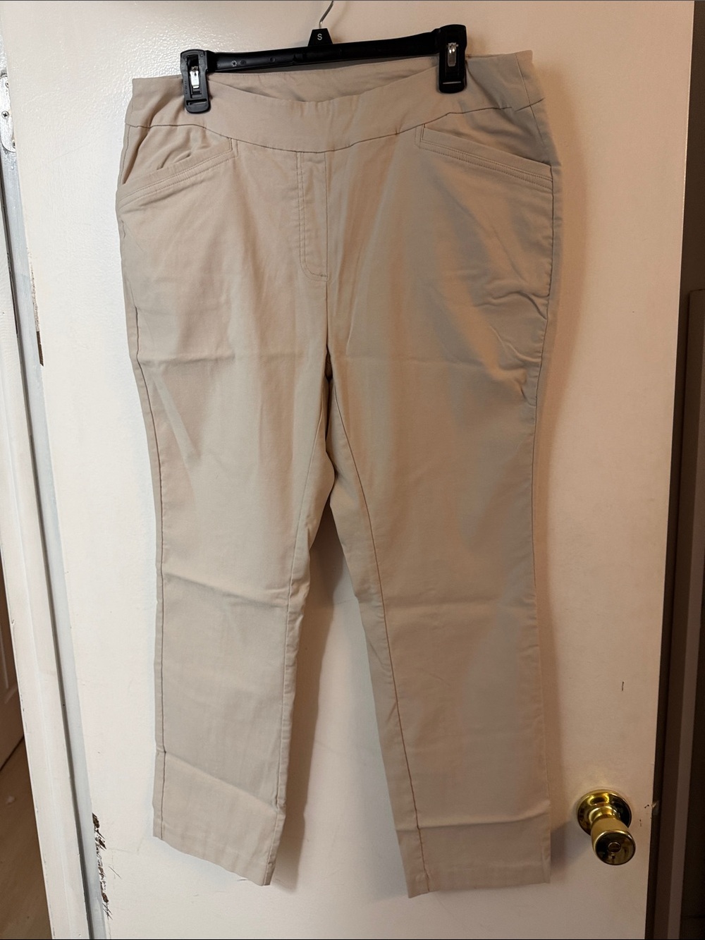 Stitch Fix Classic Beige Stretch Ankle Pants for Women